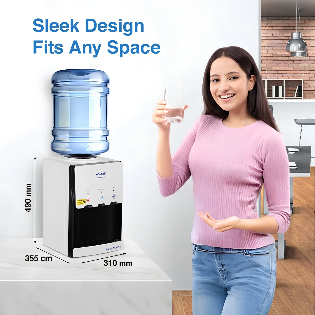 Voltas Mini magic Spring TT Plus Water Dispenser 5 L - White _Feature_3
