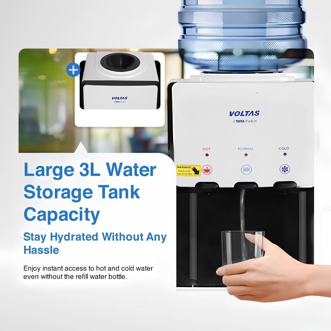 Voltas Mini magic Spring TT Plus Water Dispenser 5 L - White _Feature_5