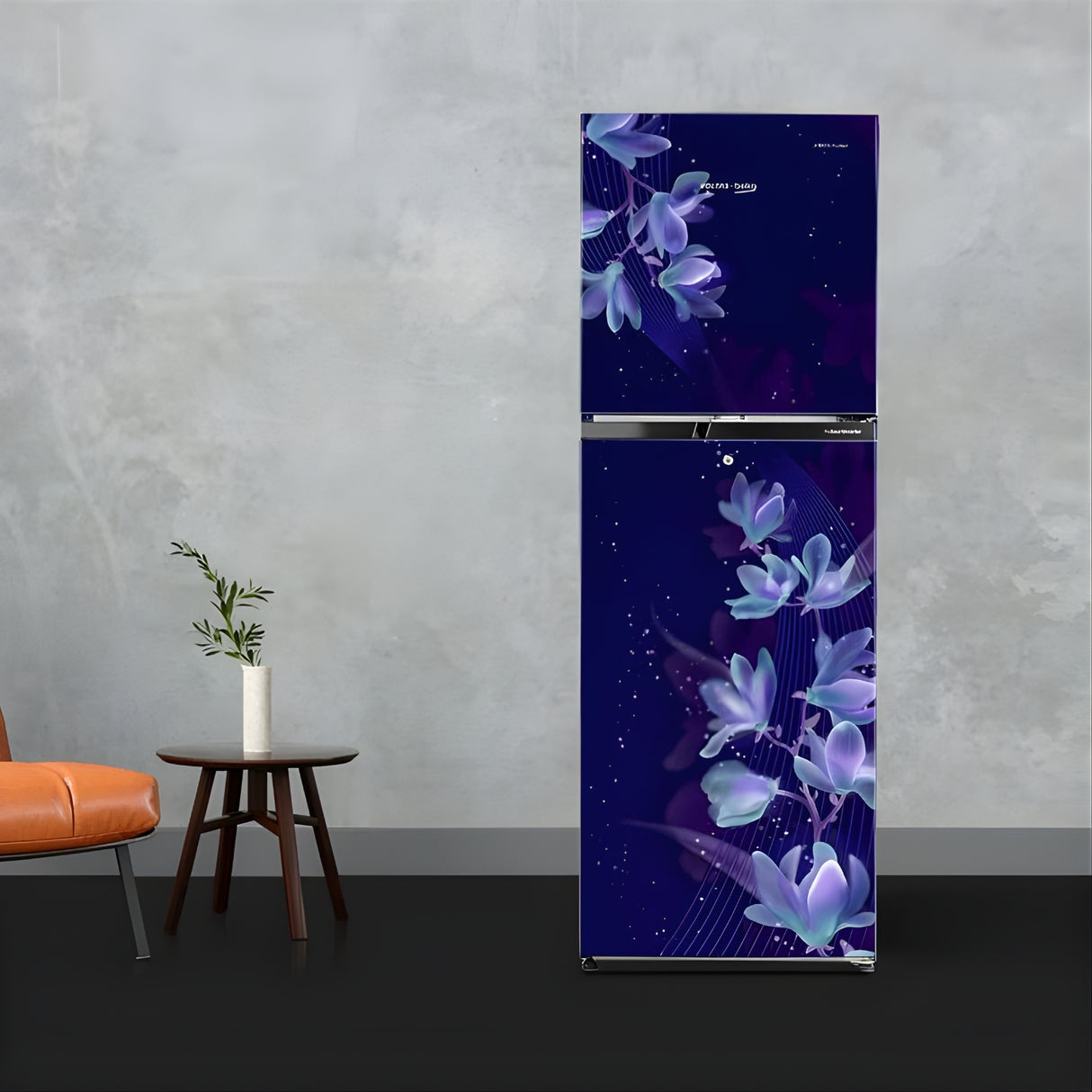 Voltas RFF270D W0NBR0I0000GD Beko 230L 2-Star Frost-Free Double Door Refrigerator - Nightangel Blue_4