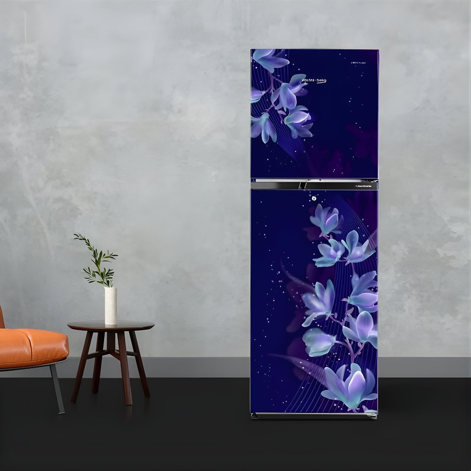 Voltas RFF270D W0NBR0I0000GD Beko 230L 2-Star Frost-Free Double Door Refrigerator - Nightangel Blue_4