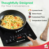 Wonderchef 63152721 Easy Cook Hot Plate Infrared Technology 2200 Watts - Black