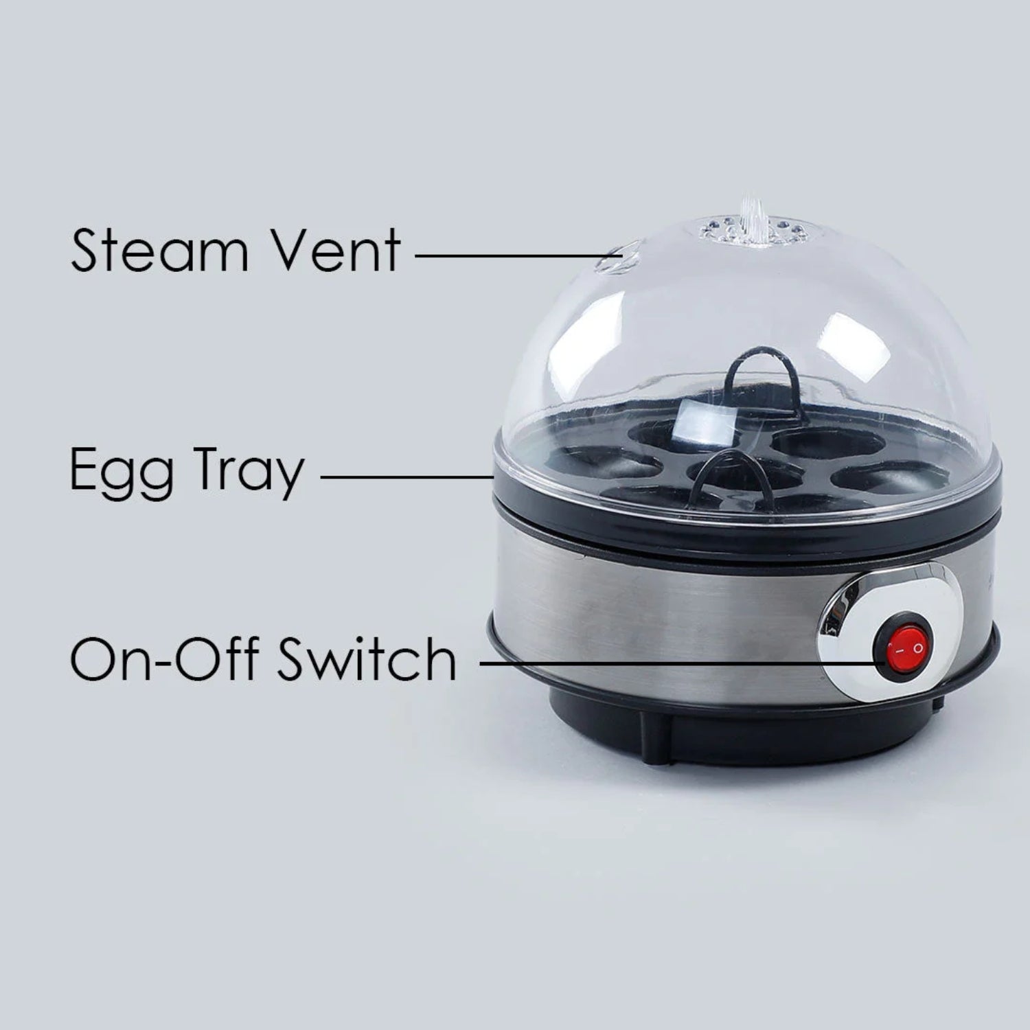 Wonderchef Poachers Egg boiler 7 Eggs - Silver