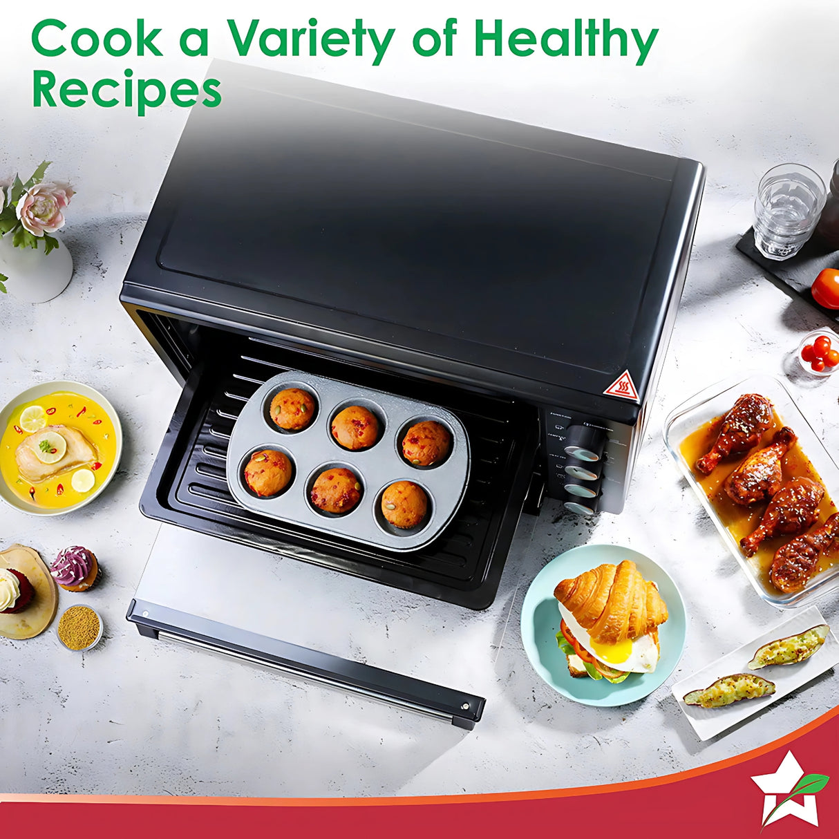 Wonderchef  63154955 OTG, Grill 60 L - Black