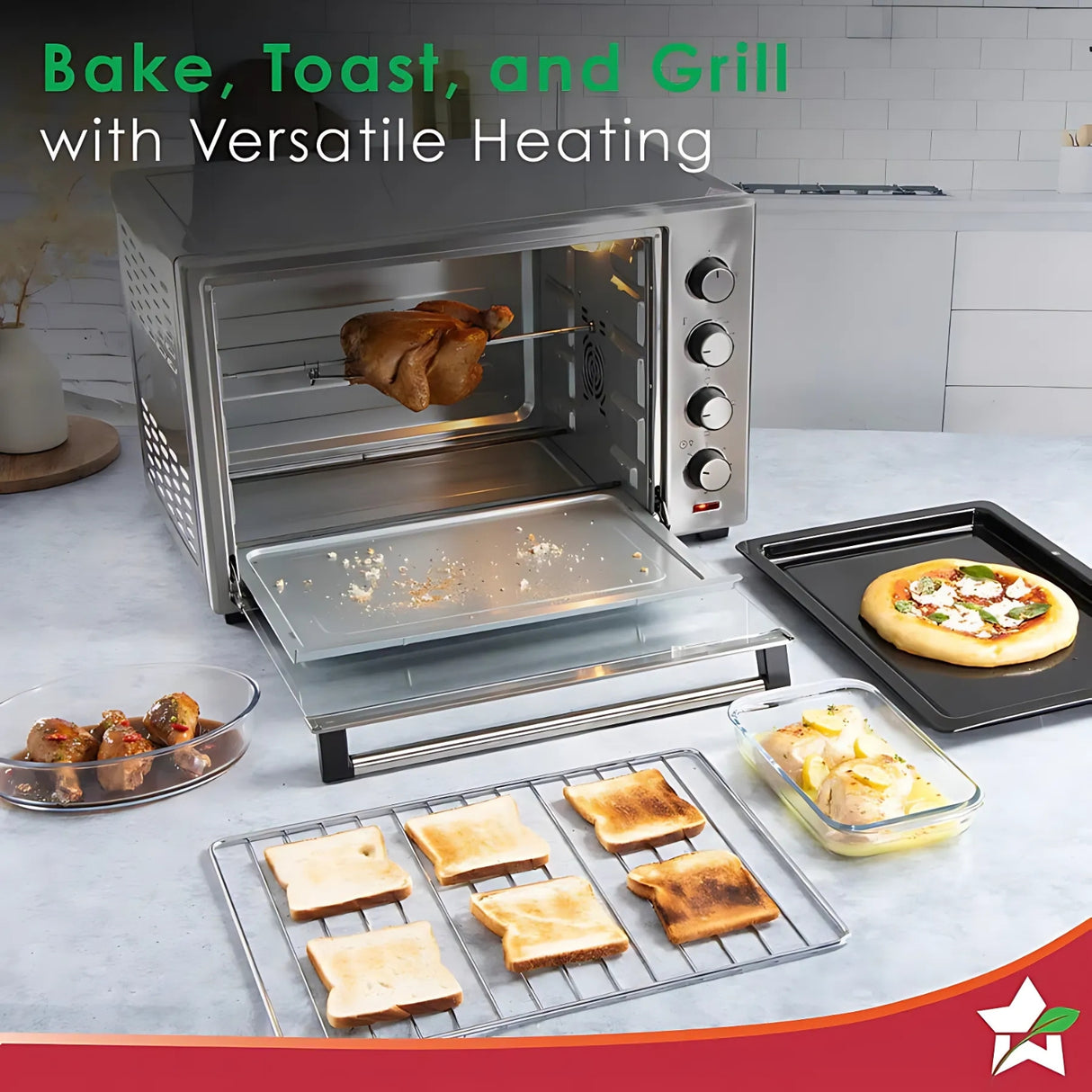 WONDERCHEF OTG 60 L SS 63152804 - Silver