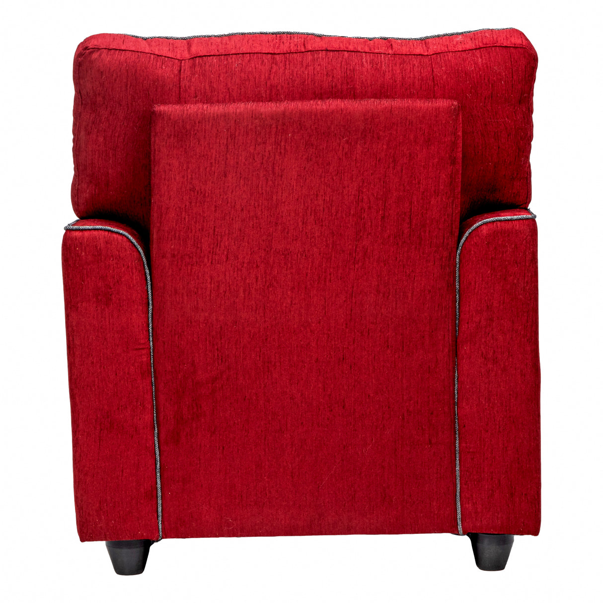 Waasa Pro Sophisticated Fabric Sofa Set (3+1+1 Seater) - Maroon