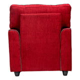 Waasa Pro Sophisticated Fabric Sofa Set (3+1+1 Seater) - Maroon