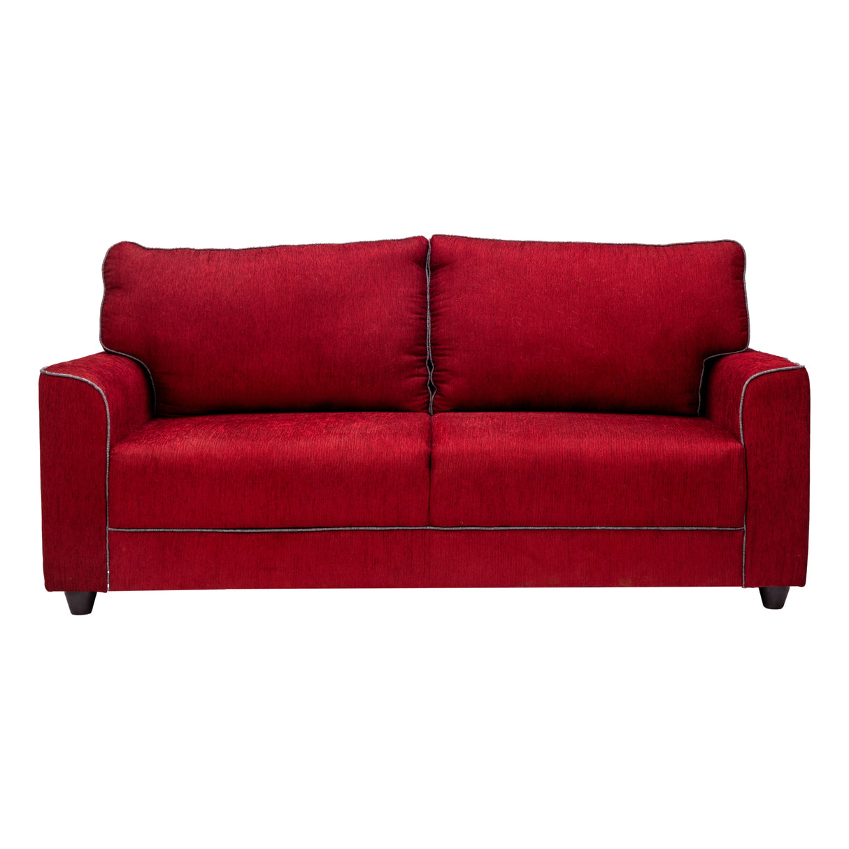 Waasa Pro Sophisticated Comfort Fabric Sofa 3 Seater - Maroon