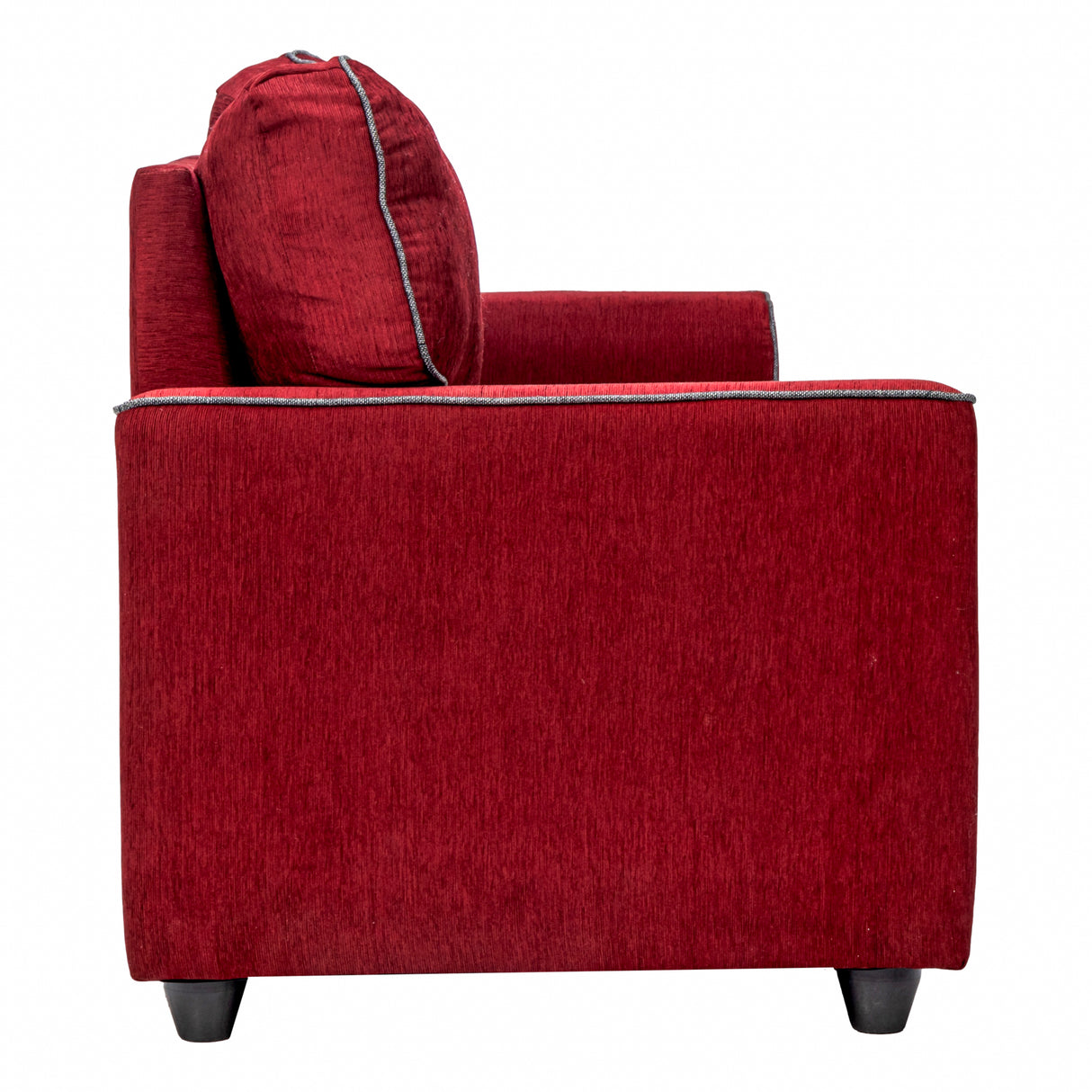 Waasa Pro Sophisticated Comfort Fabric Sofa 3 Seater - Maroon