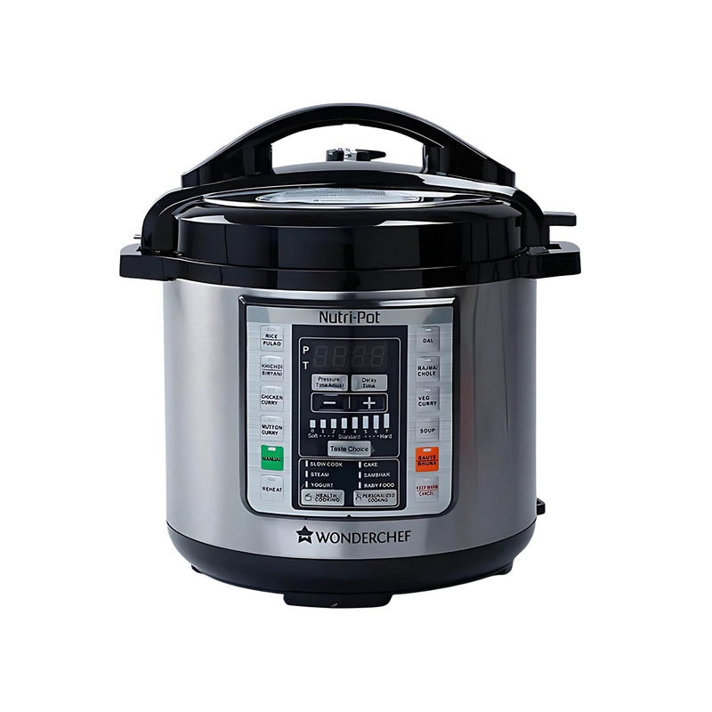 Wonderchef Pressure Cooker 63152847 Nutri-Pot 7 -in-1 Programmable 6 L - Silver