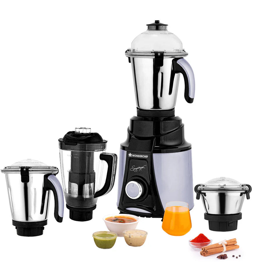 Wonderchef Galaxy 1000W Mixer Grinder – Grey
