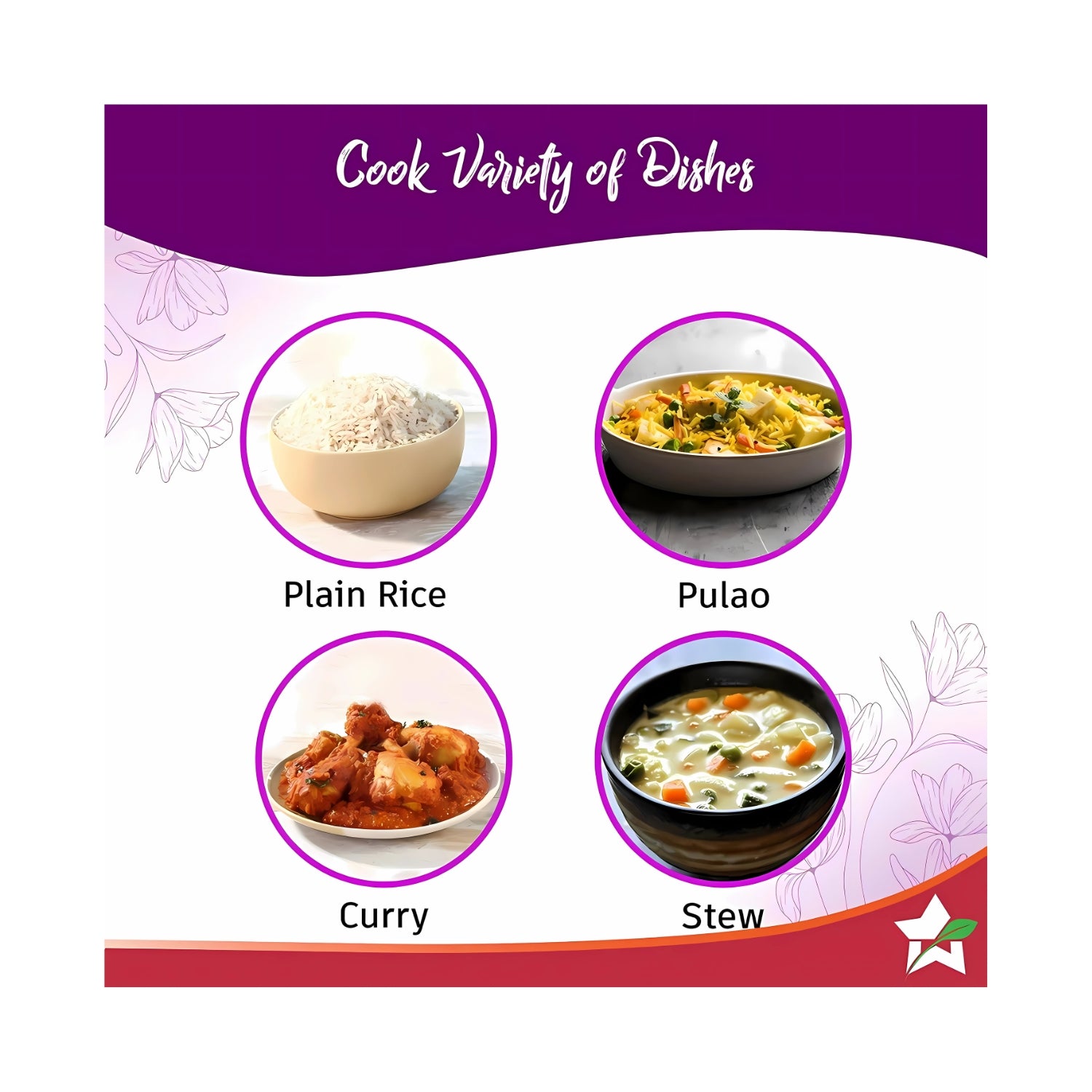 Wonderchef 63154785 Nutri Cook 1.8L Rice Cooker - White - Image 4 - Buy Online at Chera Home Junction Coimbatore