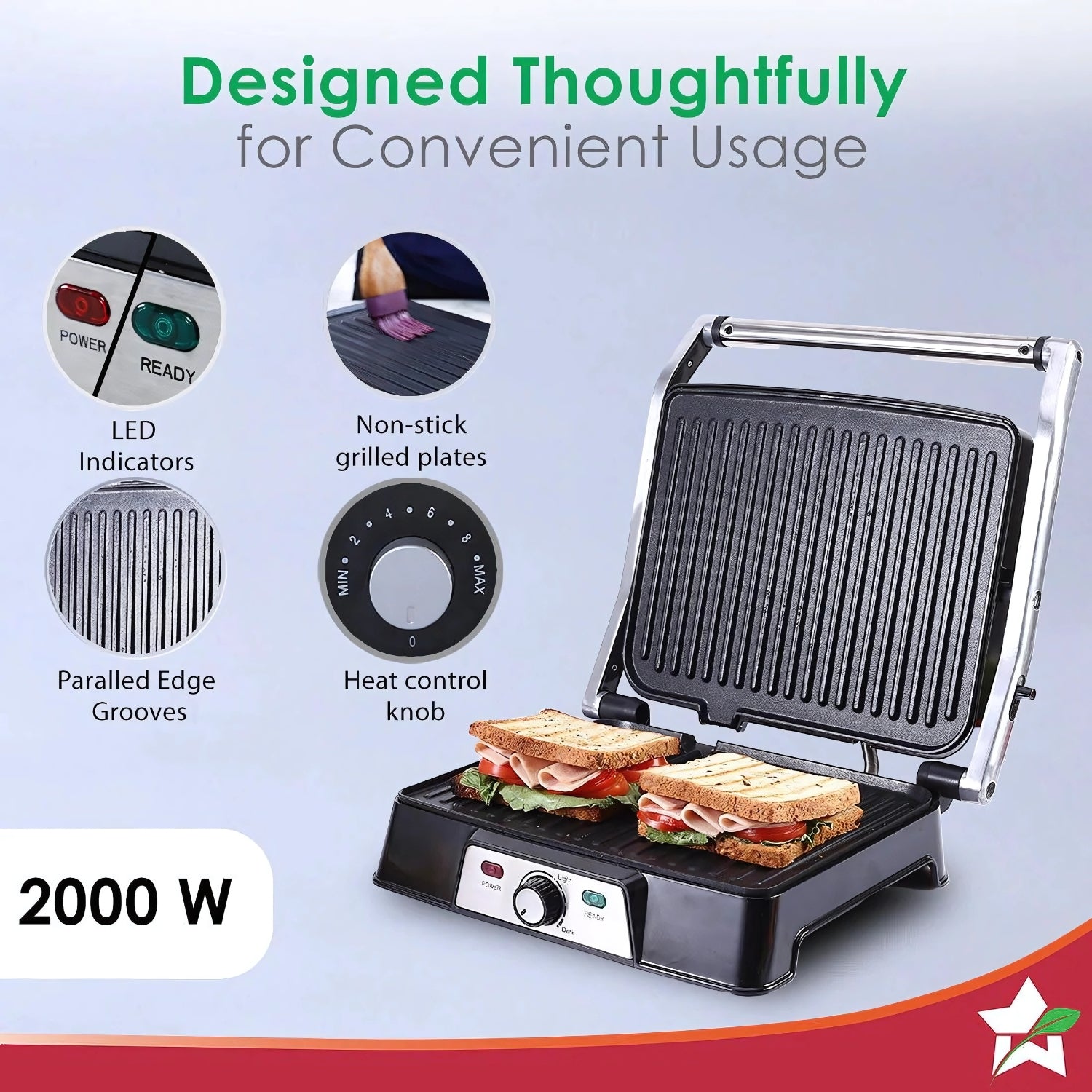 Wonderchef SKT Professional 2000W Electric Tandoor – Model 63151641 Non-Stick Grill Oil-Free Cooking Adjustable Thermostat - Image 6 - Buy Online at Chera Home Junction Coimbatore