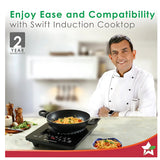 Wonderchef Swift Induction Cooktop 2200 W - Black