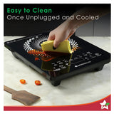 Wonderchef Swift Induction Cooktop 2200 W - Black