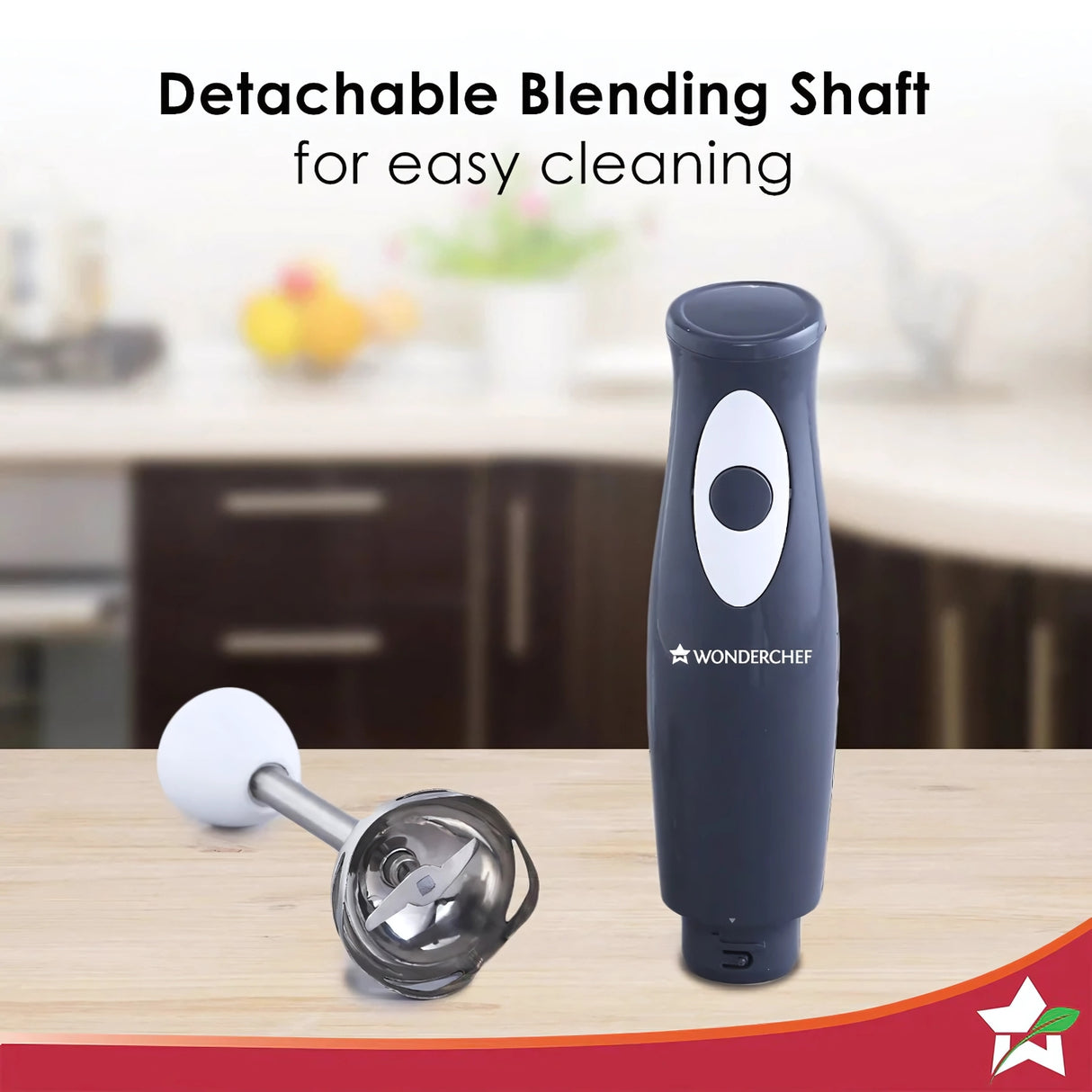 Wonderchef 63153396 Ultima Plus 300W Hand Blender – Gray