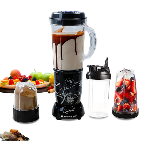 Wonderchef 63152293 Nutri-Blend Black 3 Jars 400 Watts – Black _2