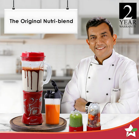 Wonderchef 63152296 Nutri 400 Watts -  Blend Red _1