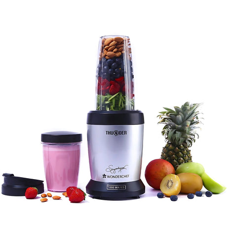 Wonderchef 63153689 Nutri-Blend Mixer Grinder 1000 Watts   – Grey_2