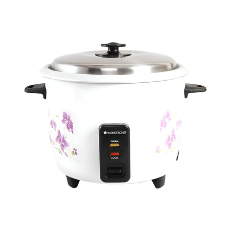 Wonderchef 63154785 Nutri Cook Rice Cooker 1.8 L - White_Front View