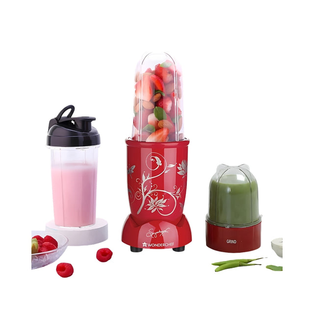 Wonderchef 63154888 Nutri 400 Watts - Blend Red_Front View