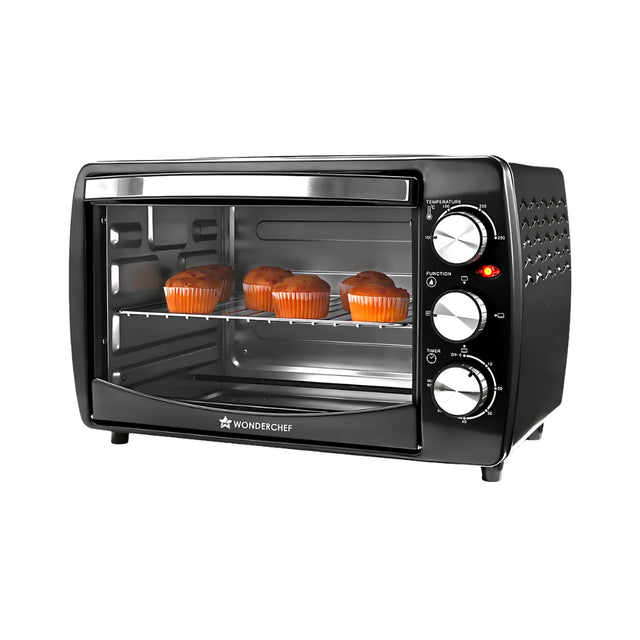 Wonderchef 63155033 OTG - 19 L - Black_Front View