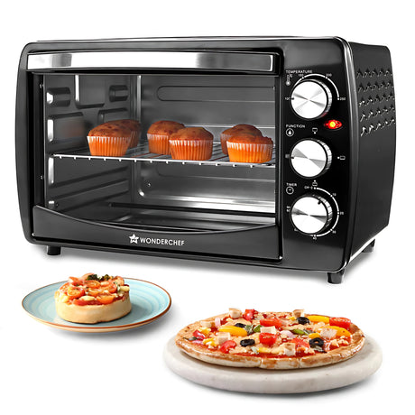 Wonderchef 63155033 OTG Oven Toaster Griller 19 L - Black_1