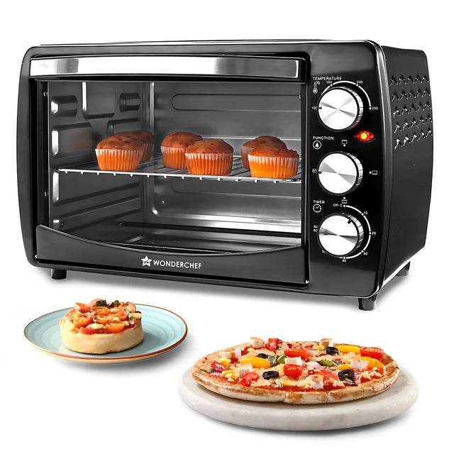 Wonderchef 63155033 OTG Oven Toaster Griller 19 L - Black_1