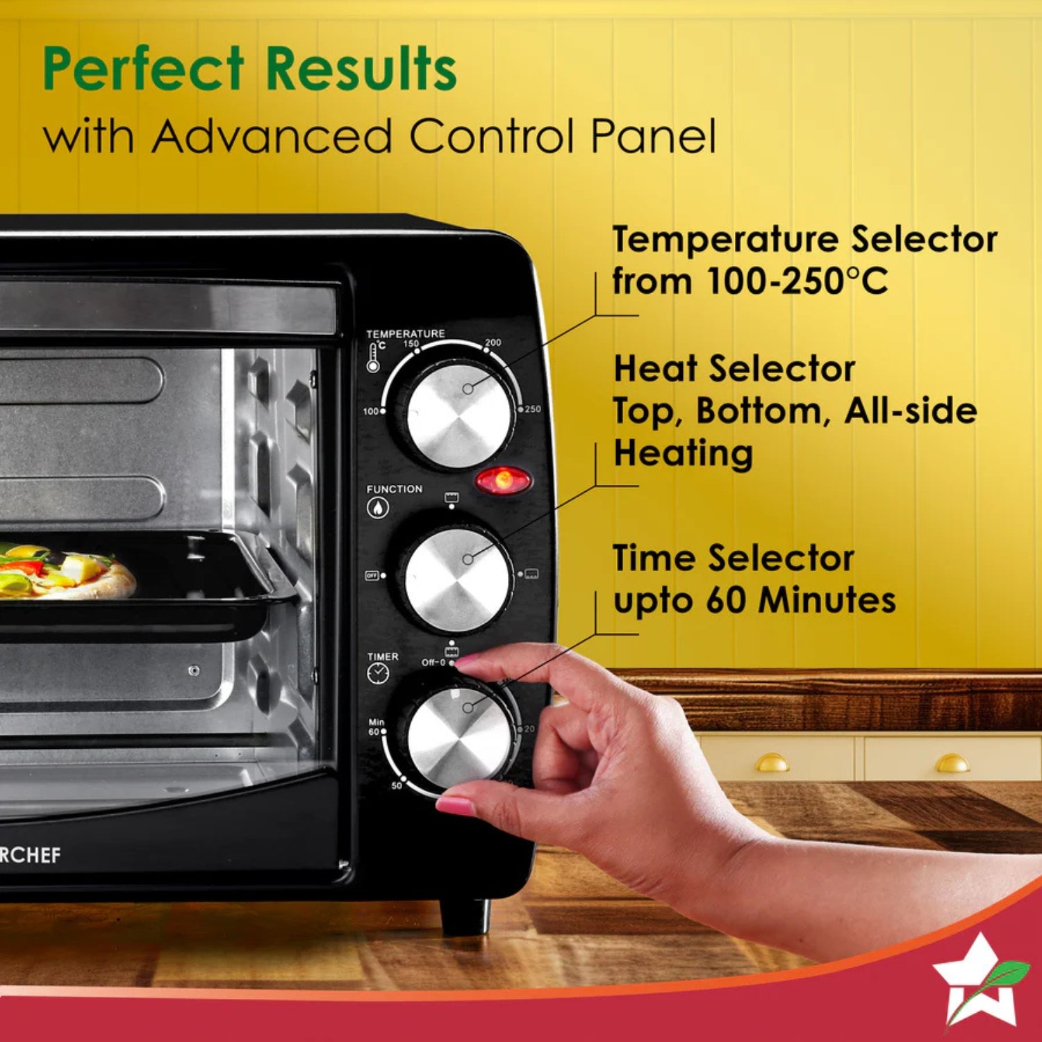 Wonderchef 63155033 OTG Oven Toaster Griller 19 L - Black_3