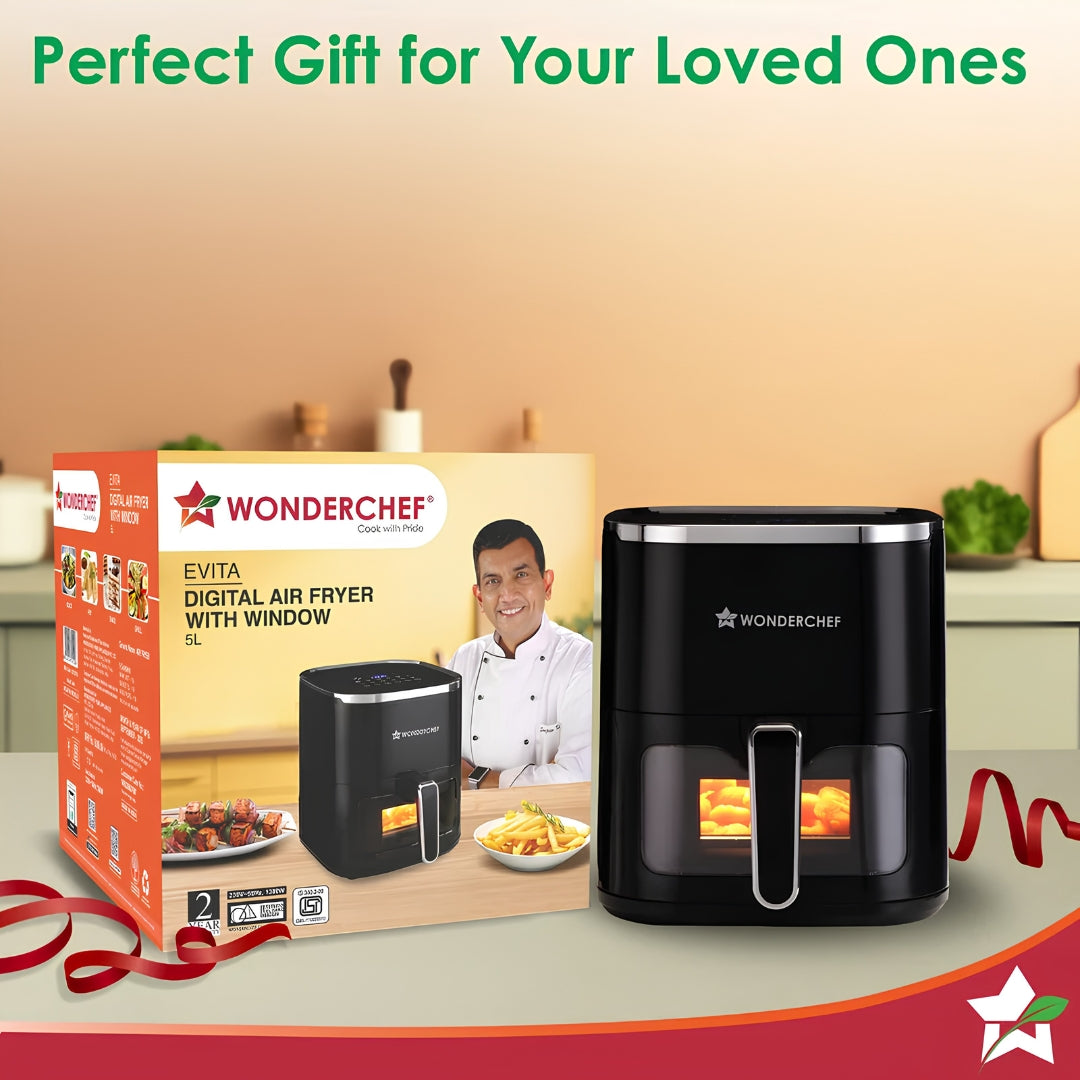 Wonderchef Evita 5 Ltr Air Fryer – Black_12