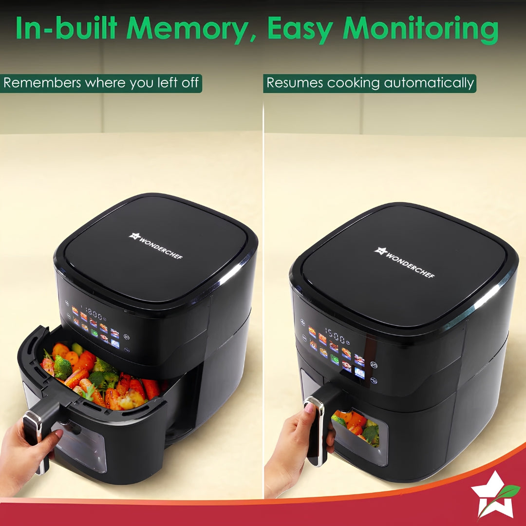 Wonderchef Evita 6.5 Ltr Air Fryer – Black_7