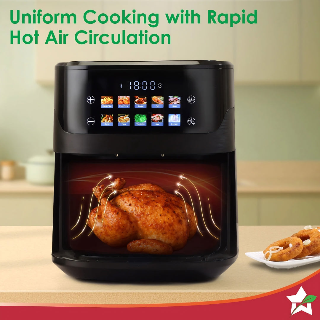 Wonderchef Evita 6.5 Ltr Air Fryer – Black_9