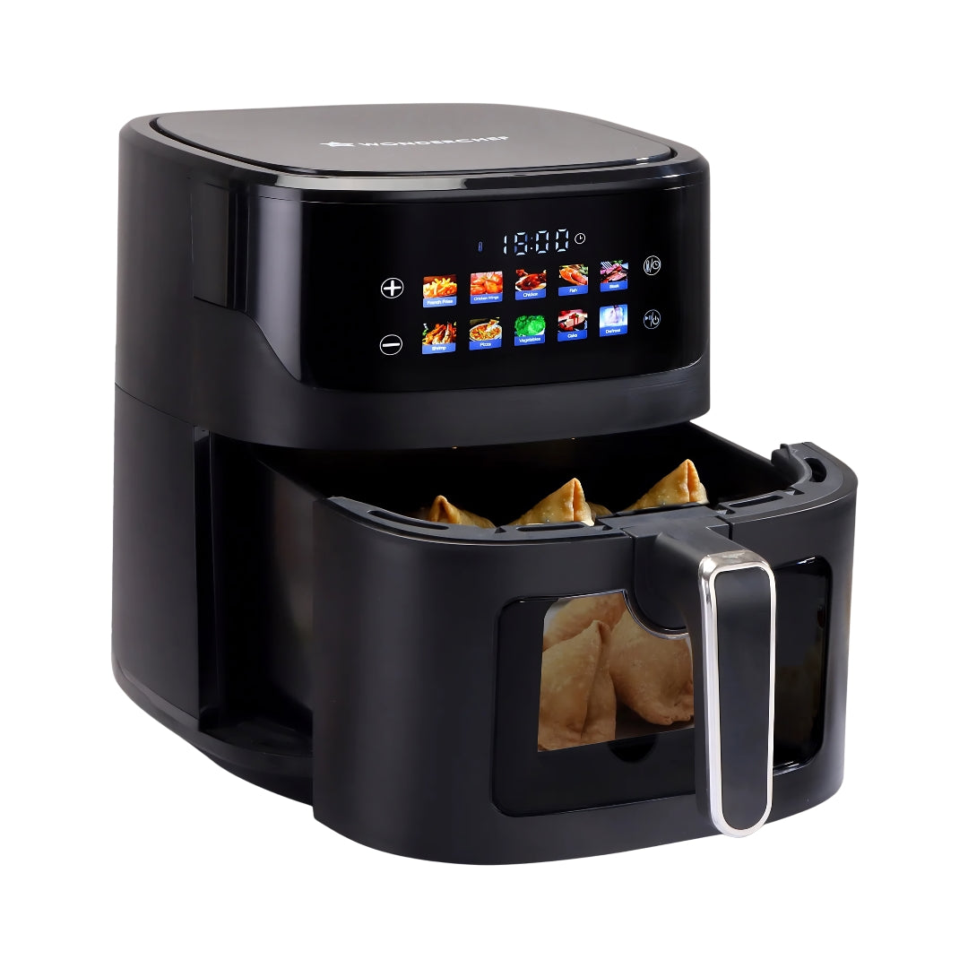 Wonderchef Evita 6.5 Ltr Air Fryer – Black_Front View