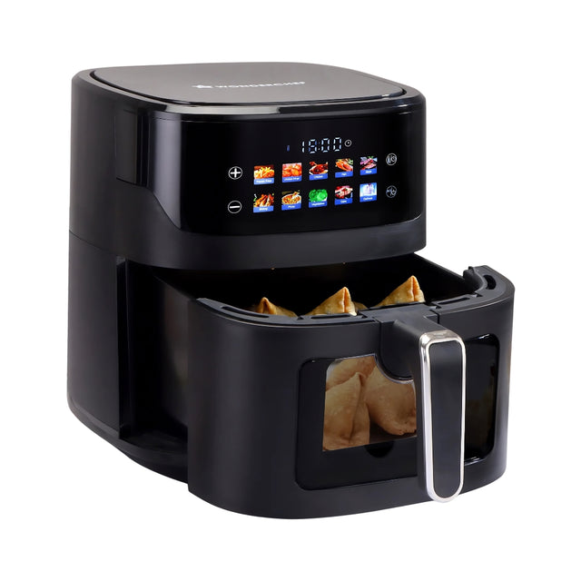 Wonderchef Evita 6.5 Ltr Air Fryer – Black_Front View