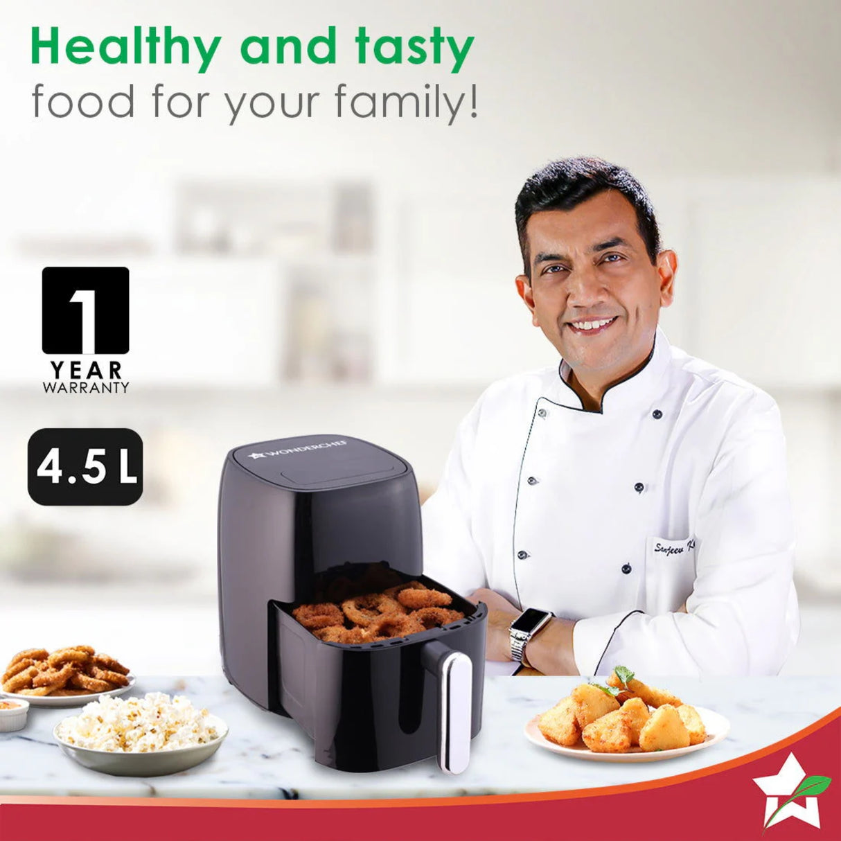 Wonderchef Neo Digital Air Fryer 4.5 L - Black_3