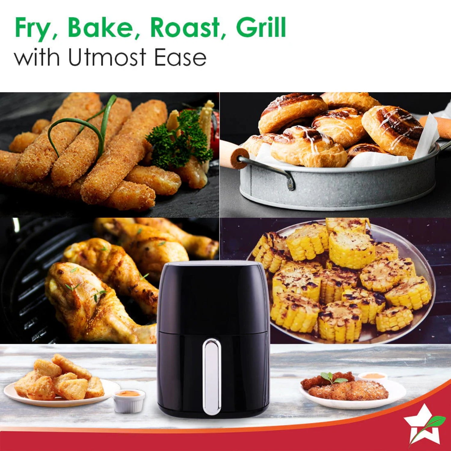 Wonderchef Neo Digital Air Fryer 4.5 L - Black_5