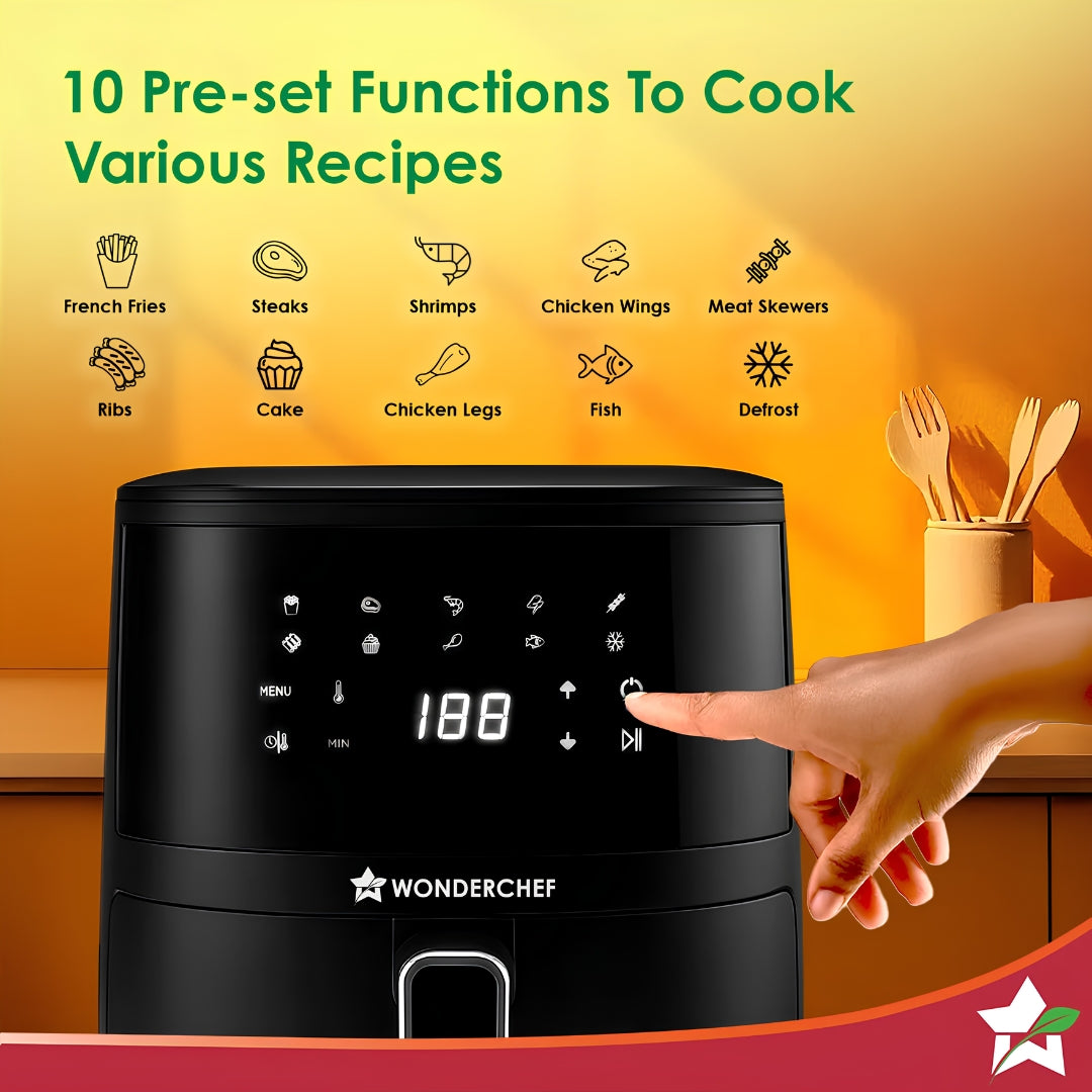 Wonderchef Neo Pro Digital Air Fryer 4.5 L - Black_4