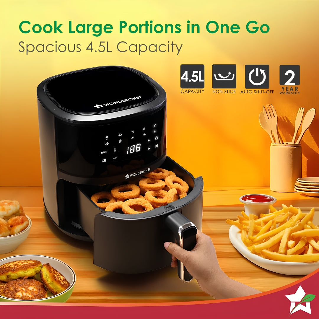 Wonderchef Neo Pro Digital Air Fryer 4.5 L - Black_7