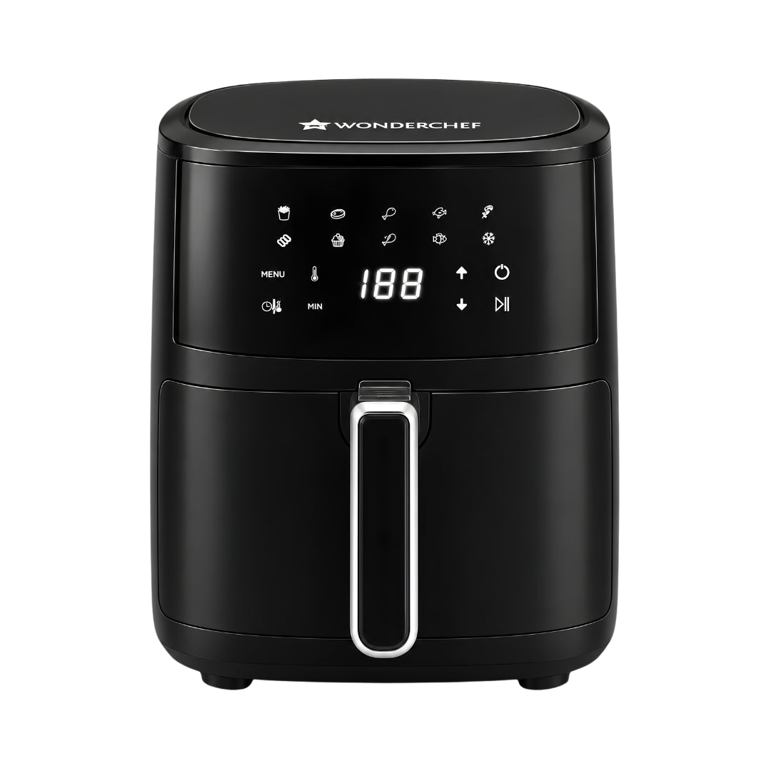 Wonderchef Neo Pro Digital Air Fryer 4.5 L - Black_Front View
