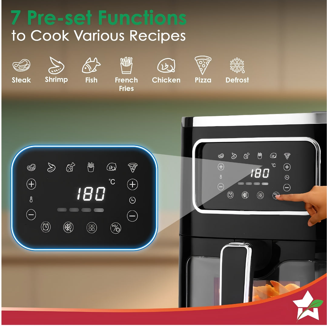 Wonderchef Platinum Plus Digital Air Fryer 5 L - Black_6