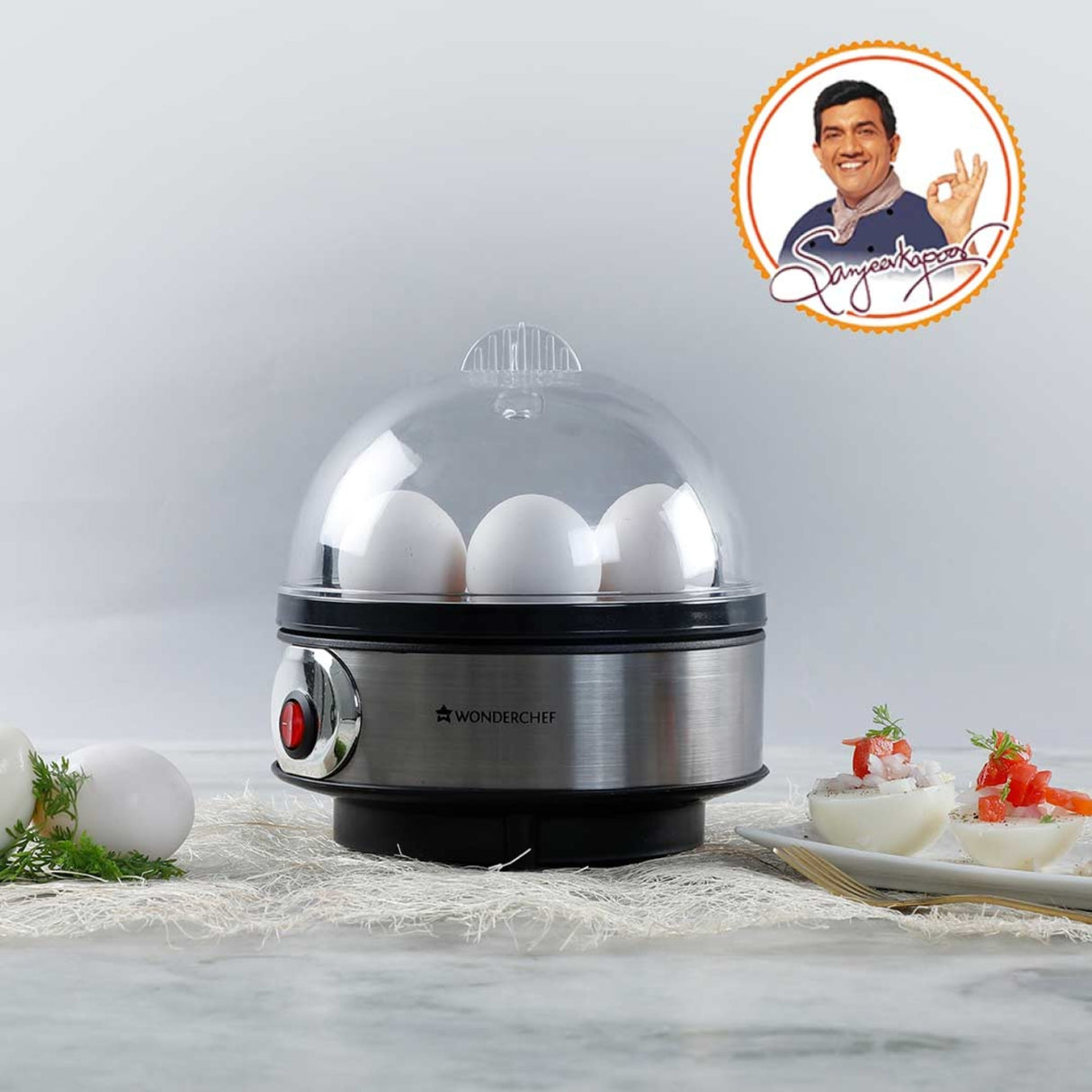 Wonderchef Poachers Egg boiler 7 Eggs - Silver_5