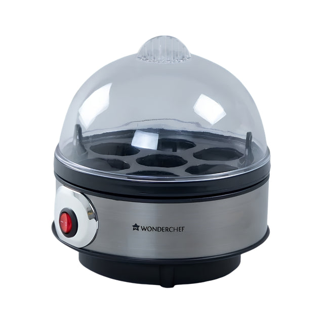 Wonderchef Poachers Egg boiler 7 Eggs - Silver_Front View