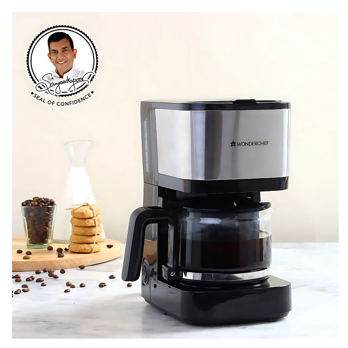 Wonderchef Regalia Brew Pronto Coffee Machine 750 ml - Black_4