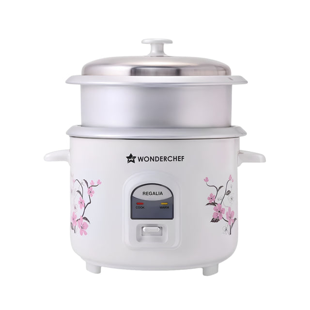 Wonderchef Regalia Electric Rice Cooker 1.8 L - White_Front View
