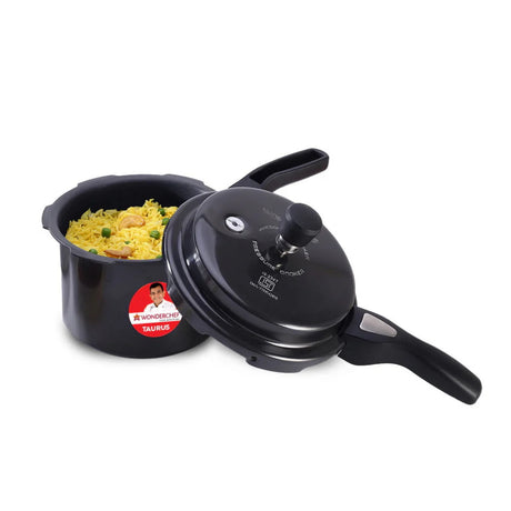Wonderchef Taurus Hard Anodised Pressure Cooker 3 L - Black_2