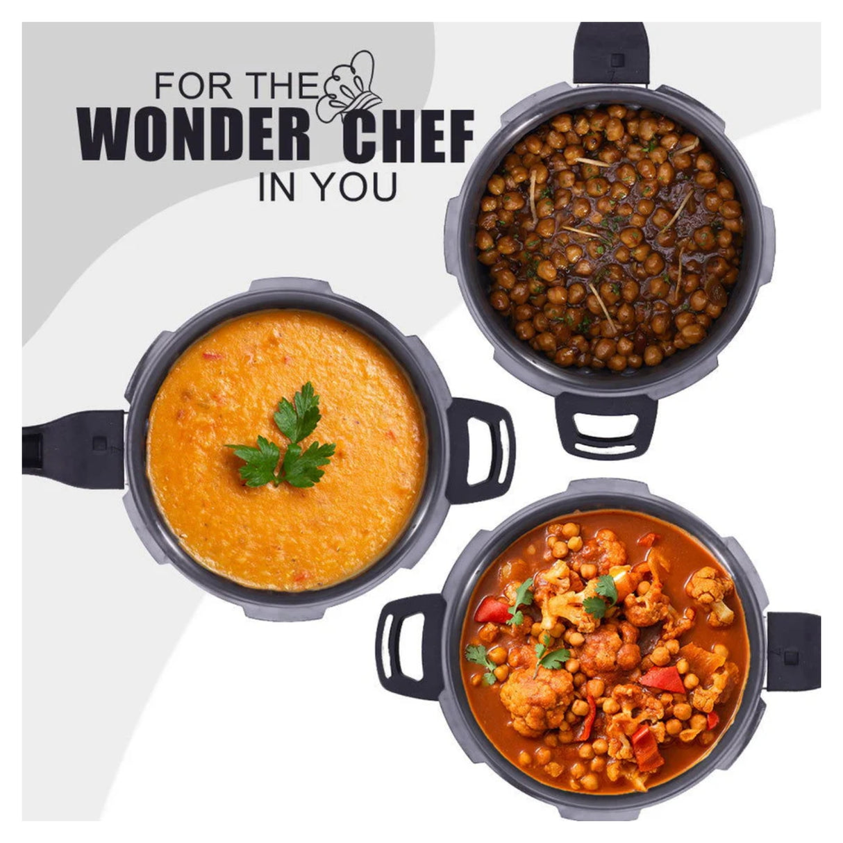 Wonderchef Taurus Hard Anodised Pressure Cooker 5 L - Black_8