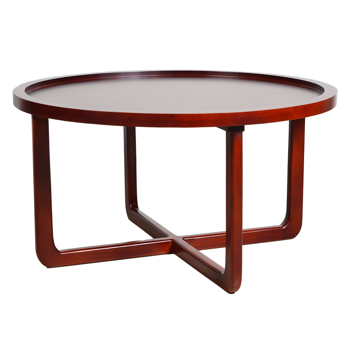 Wylam Wooden Coffee Table - Light Walnut Finish
