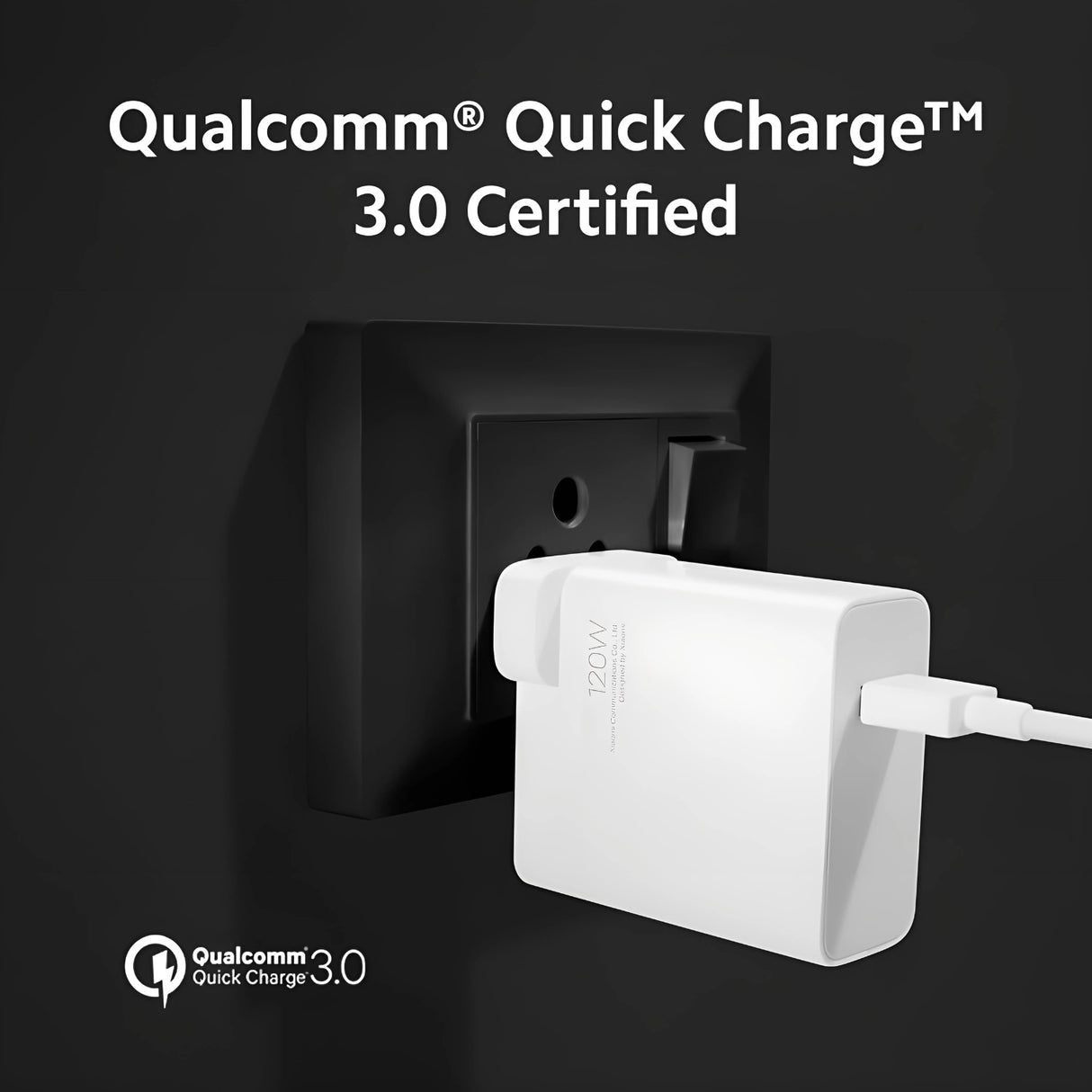 Xiaomi 120W Hyper Charger with Type-C Cable - White