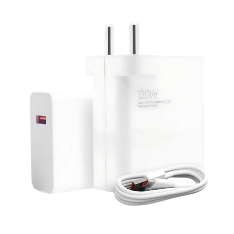 Xiaomi 120W Hyper Charger with Type-C Cable-White_Front view