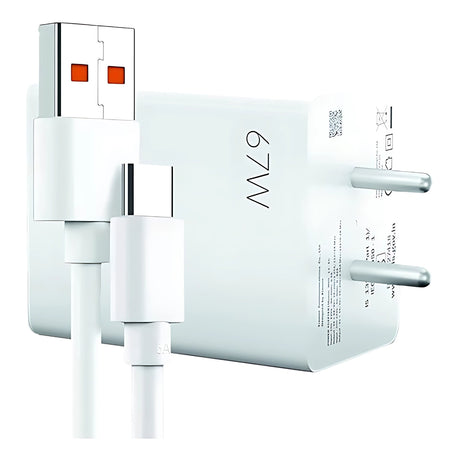 Xiaomi Sonic Charge 3.0 67W Charger Combo with USB Type-C Cable - White_1