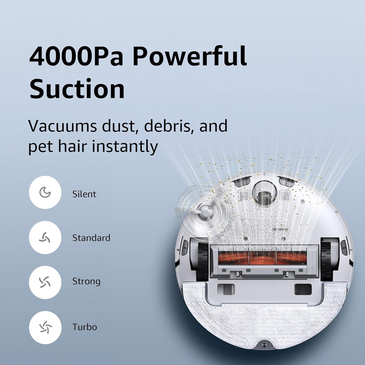 Xiaomi X10 Robot Vacuum Cleaner 4000 Pa - White_4